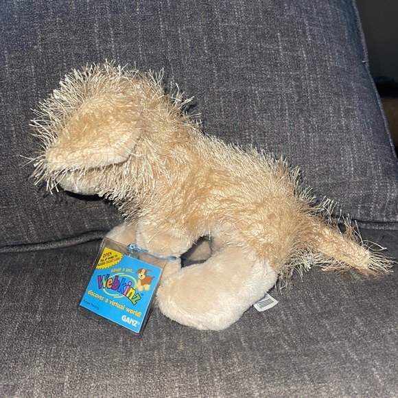 WEBKINZ Ganz GOLDEN RETRIEVER HM010 hang & but Tag No Code plush stuffed animal - Picture 4 of 14